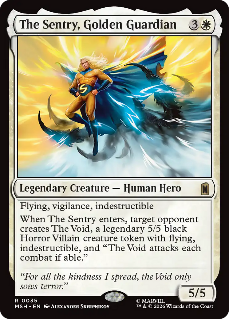 The Sentry, Golden Guardian [Marvel Super Heroes] | Shuffle n Cut Hobbies & Games