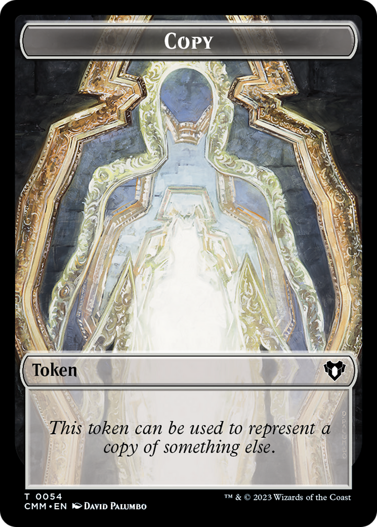Copy (54) // Sliver Double-Sided Token [Commander Masters Tokens] | Shuffle n Cut Hobbies & Games