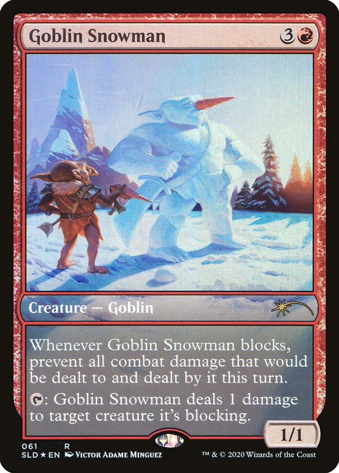 Goblin Snowman [Secret Lair Drop Series] | Shuffle n Cut Hobbies & Games