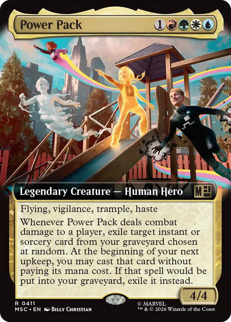 Power Pack (Extended Art) [Marvel Super Heroes Commander] | Shuffle n Cut Hobbies & Games