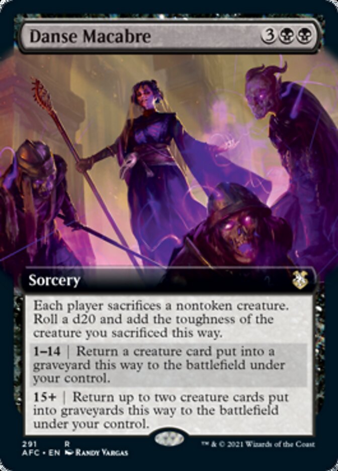 Danse Macabre (Extended Art) [Dungeons & Dragons: Adventures in the Forgotten Realms Commander] | Shuffle n Cut Hobbies & Games
