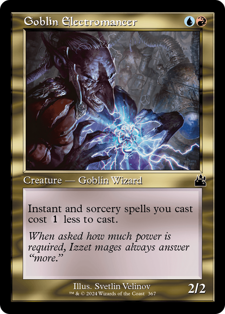 Goblin Electromancer (Retro Frame) [Ravnica Remastered] | Shuffle n Cut Hobbies & Games
