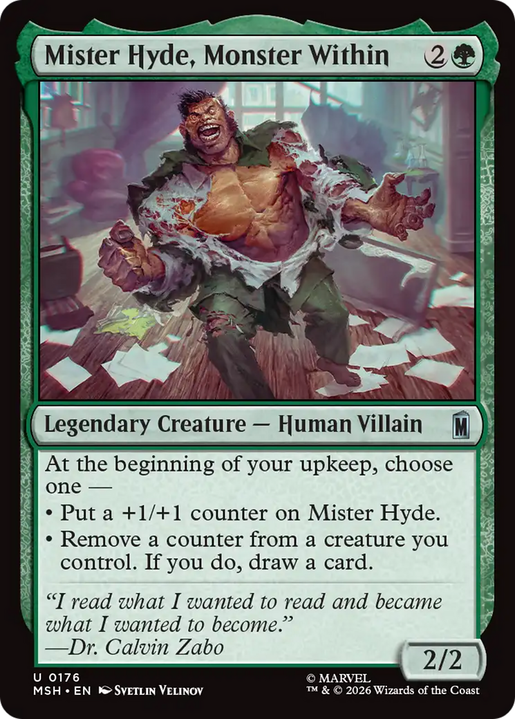 Mister Hyde, Monster Within [Marvel Super Heroes] | Shuffle n Cut Hobbies & Games