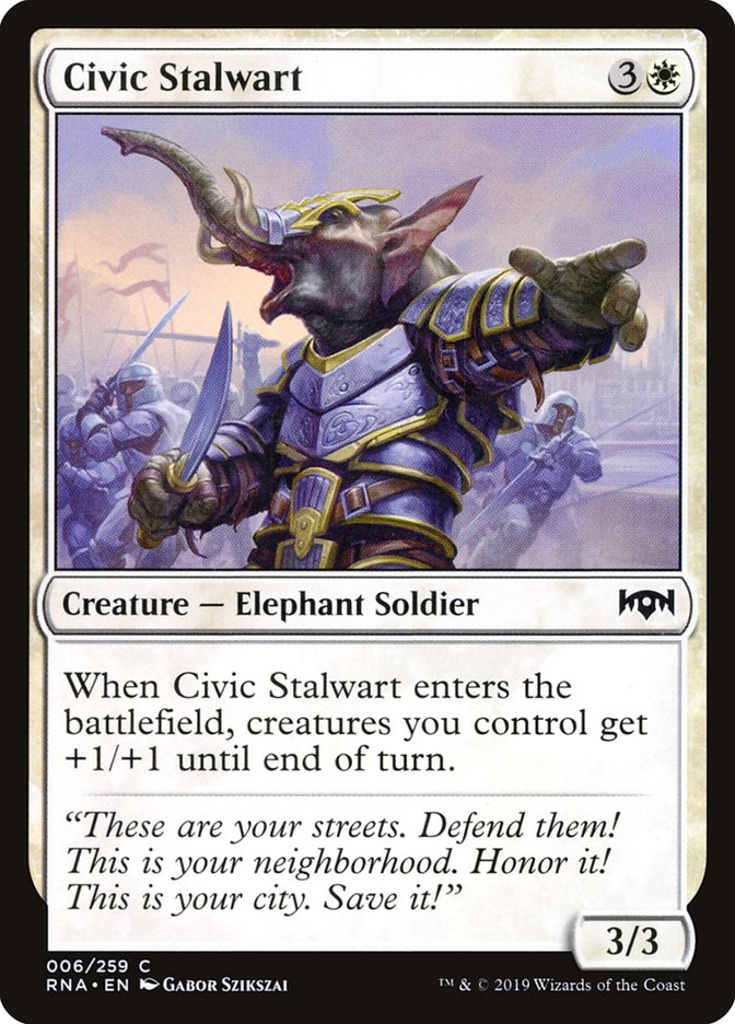 Civic Stalwart [Ravnica Allegiance] | Shuffle n Cut Hobbies & Games
