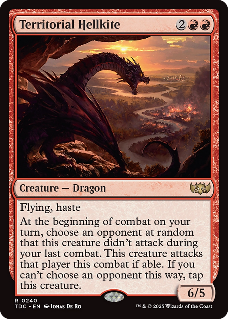 Territorial Hellkite [Tarkir: Dragonstorm Commander] | Shuffle n Cut Hobbies & Games