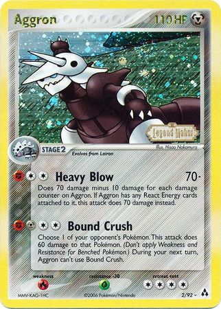 Aggron (2/92) (Stamped) [EX: Legend Maker] | Shuffle n Cut Hobbies & Games