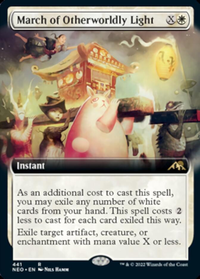 March of Otherworldly Light (Extended Art) [Kamigawa: Neon Dynasty] | Shuffle n Cut Hobbies & Games