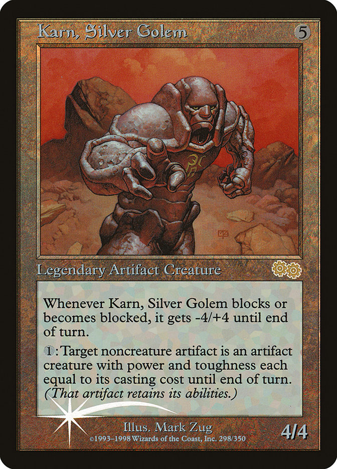 Karn, Silver Golem [Arena League 1999] | Shuffle n Cut Hobbies & Games