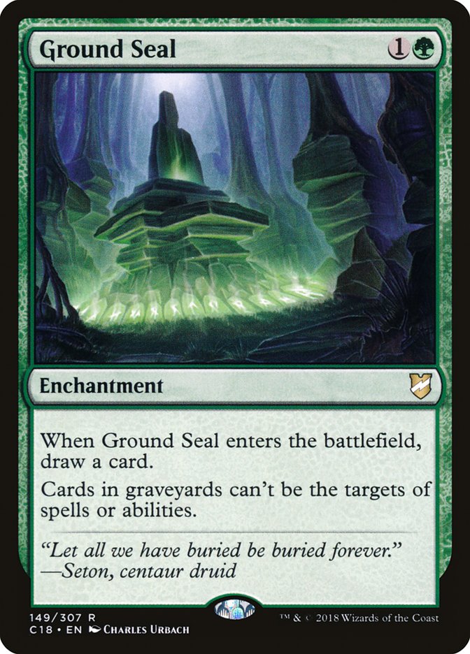 Ground Seal [Commander 2018] | Shuffle n Cut Hobbies & Games
