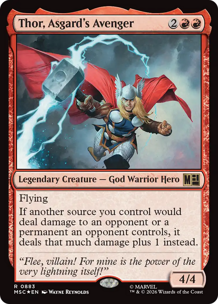 Thor, Asgard's Avenger (Surge Foil) [Marvel Super Heroes Commander] | Shuffle n Cut Hobbies & Games