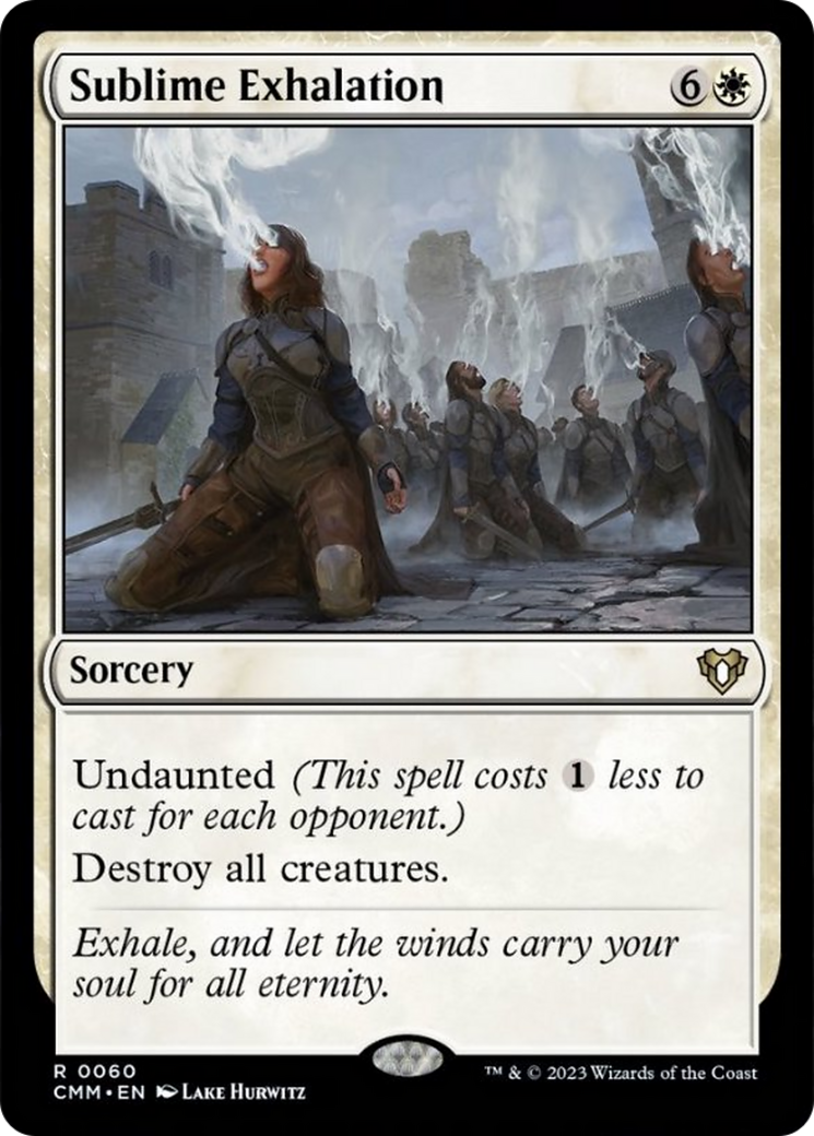 Sublime Exhalation [Commander Masters] | Shuffle n Cut Hobbies & Games