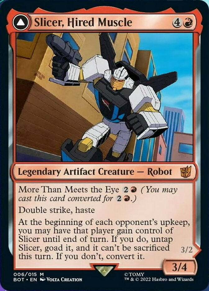 Slicer, Hired Muscle // Slicer, High-Speed Antagonist [Transformers] | Shuffle n Cut Hobbies & Games