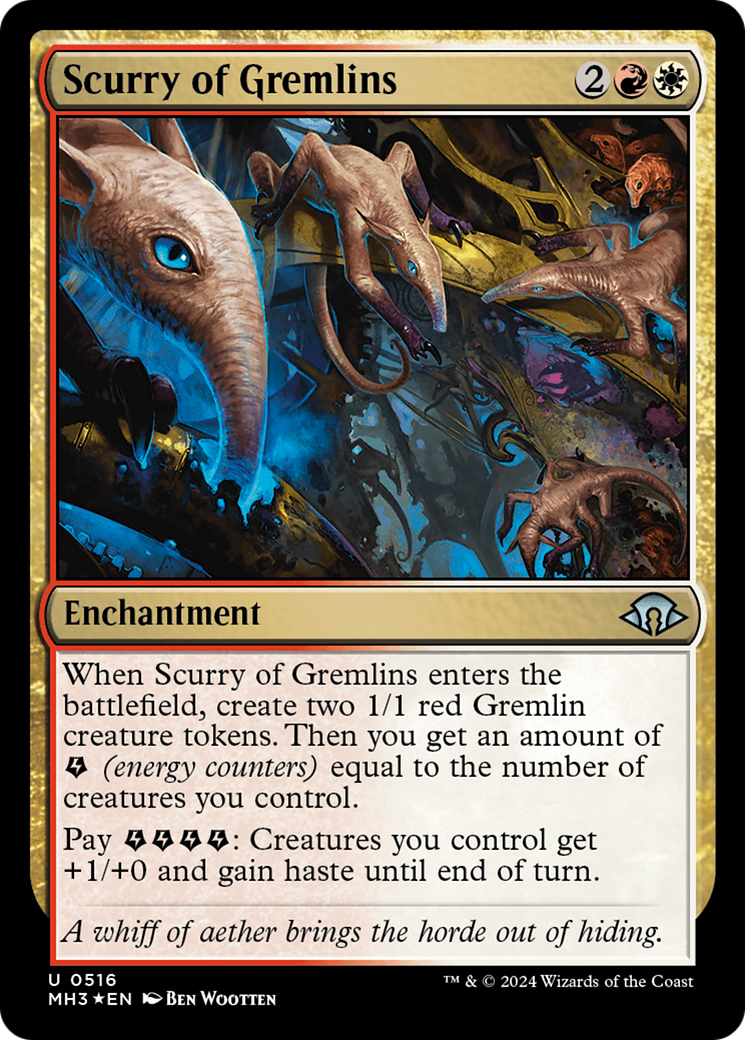 Scurry of Gremlins (Ripple Foil) [Modern Horizons 3] | Shuffle n Cut Hobbies & Games