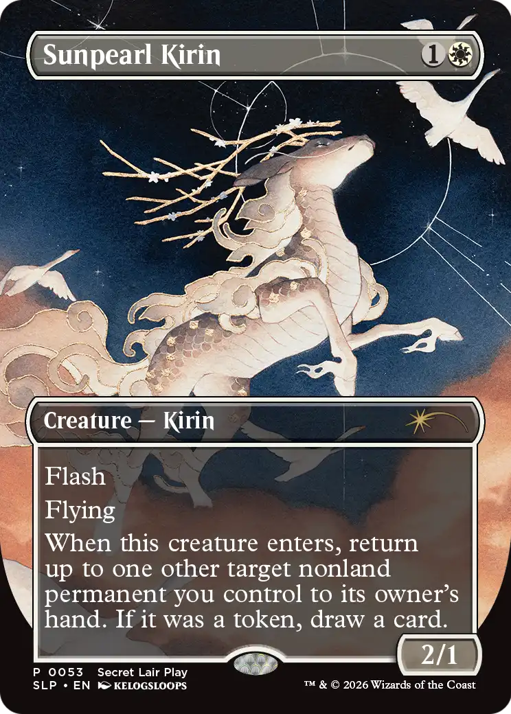 Sunpearl Kirin [Secret Lair Showdown] | Shuffle n Cut Hobbies & Games