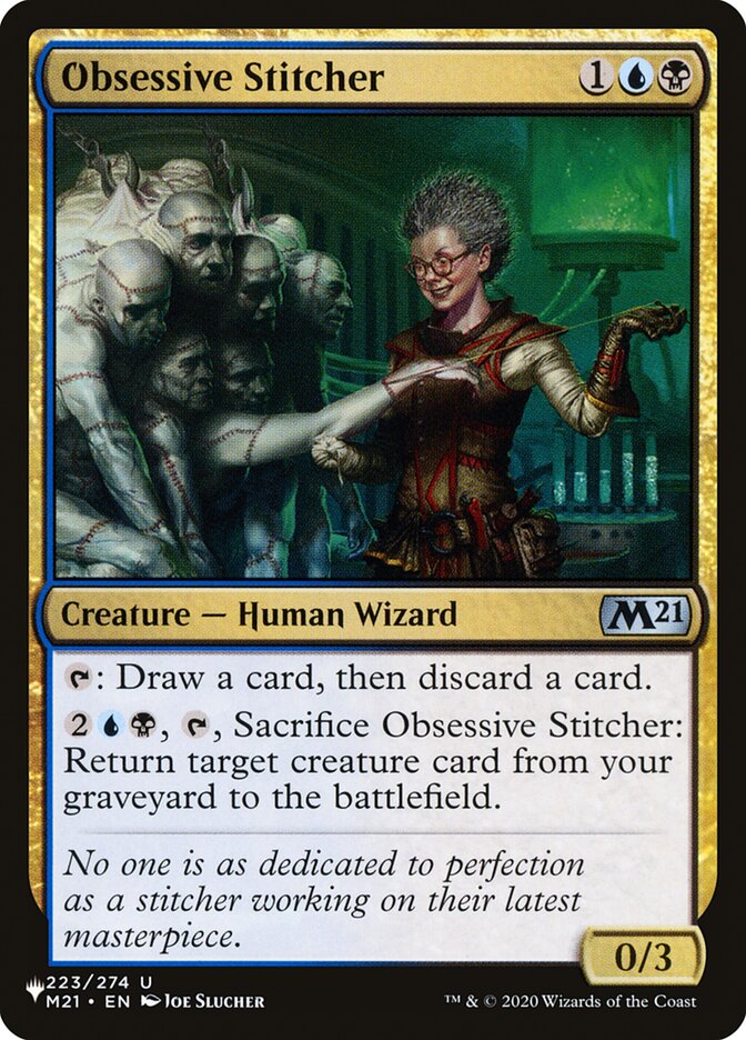 Obsessive Stitcher [The List] | Shuffle n Cut Hobbies & Games