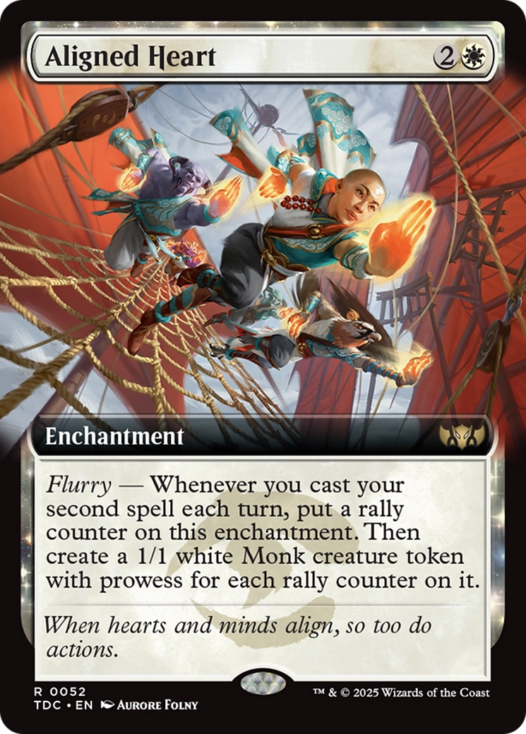 Aligned Heart (Extended Art) [Tarkir: Dragonstorm Commander] | Shuffle n Cut Hobbies & Games
