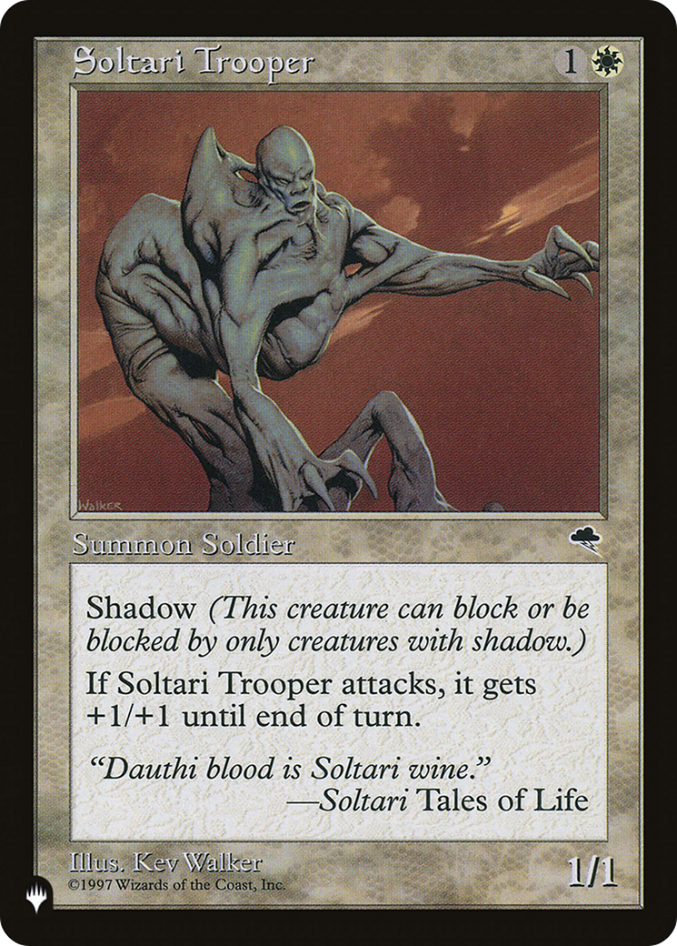 Soltari Trooper [The List] | Shuffle n Cut Hobbies & Games