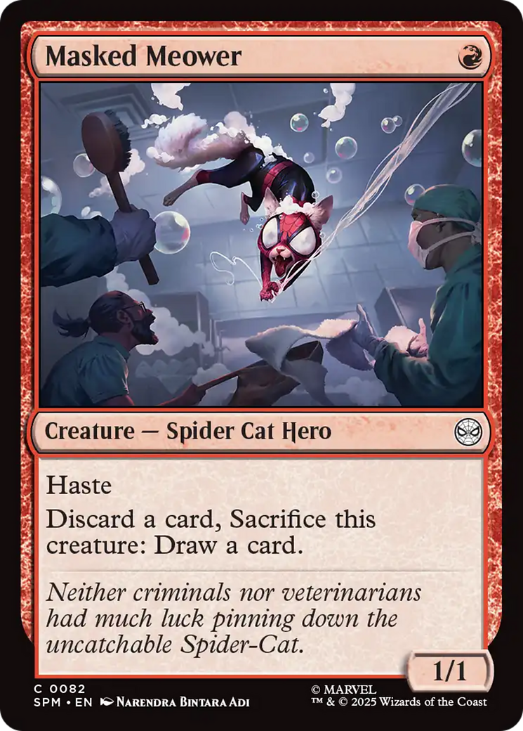 Masked Meower [Marvel's Spider-Man] | Shuffle n Cut Hobbies & Games