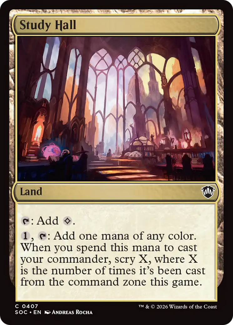 Study Hall [Secrets of Strixhaven Commander] | Shuffle n Cut Hobbies & Games