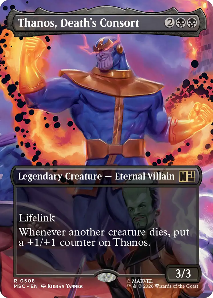 Thanos, Death's Consort (Extended Art) [Marvel Super Heroes Commander] | Shuffle n Cut Hobbies & Games