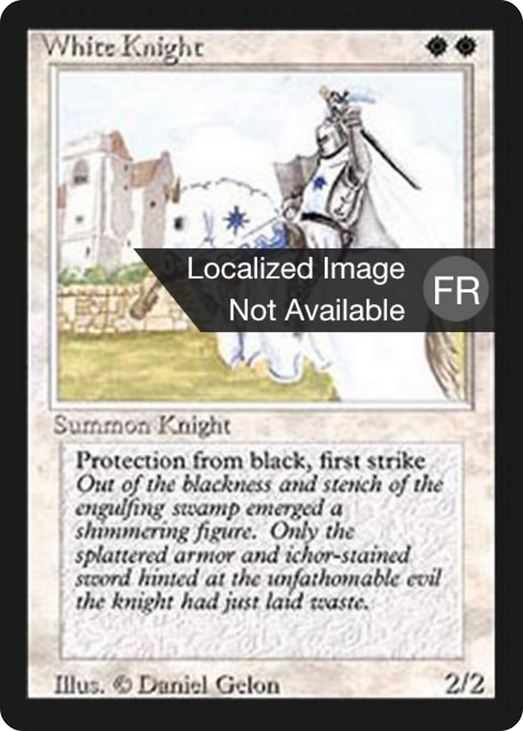 White Knight [Foreign Black Border] | Shuffle n Cut Hobbies & Games