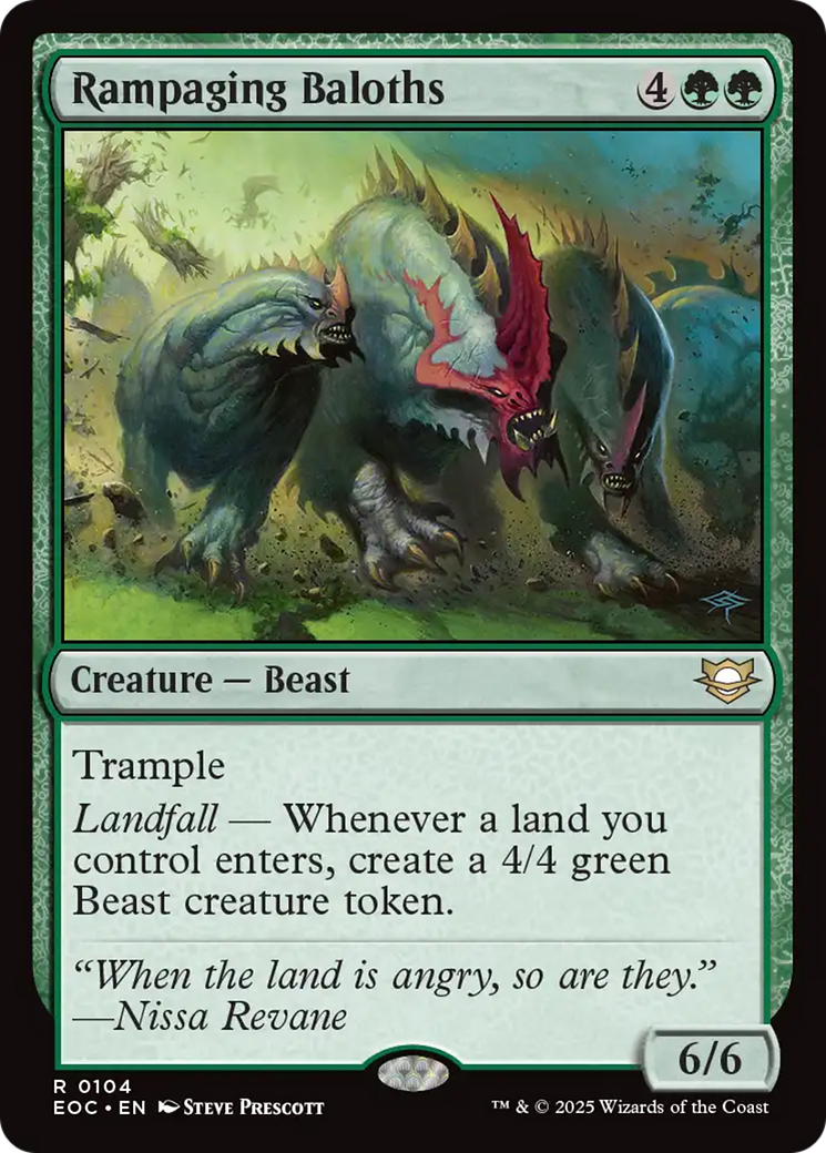 Rampaging Baloths [Edge of Eternities Commander] | Shuffle n Cut Hobbies & Games
