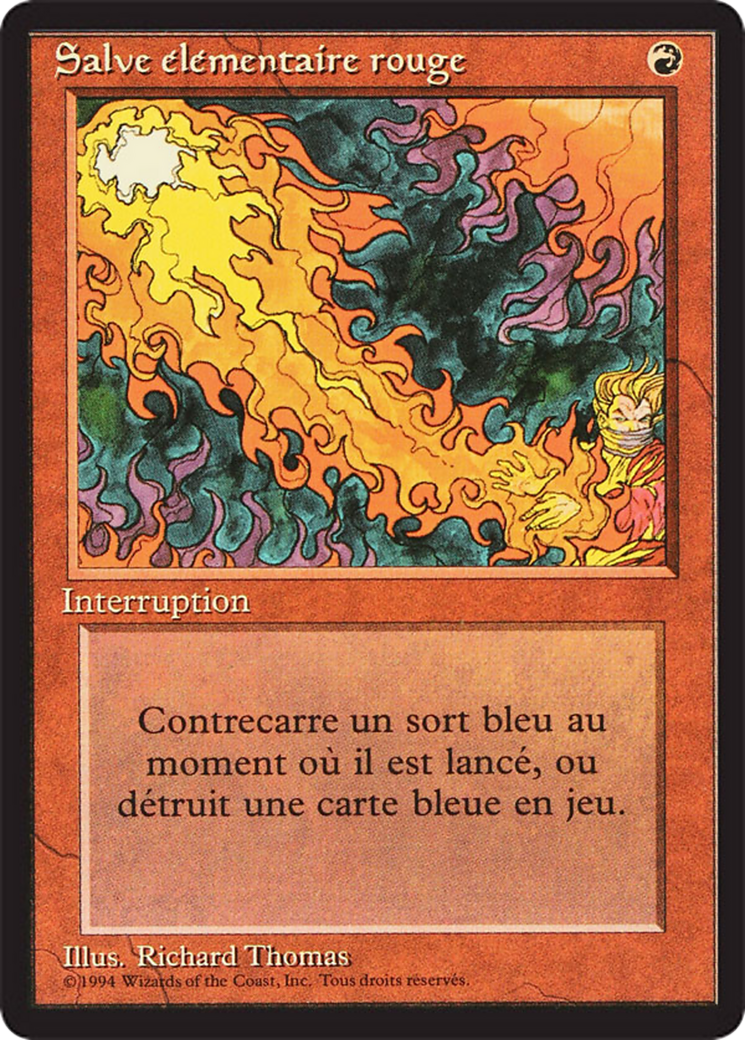 Red Elemental Blast [Foreign Black Border] | Shuffle n Cut Hobbies & Games