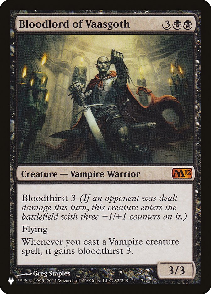 Bloodlord of Vaasgoth [The List] | Shuffle n Cut Hobbies & Games