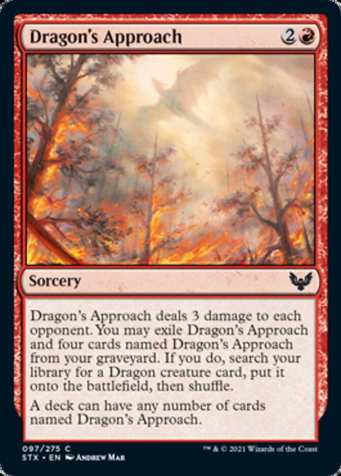 Dragon's Approach [Strixhaven: School of Mages] | Shuffle n Cut Hobbies & Games