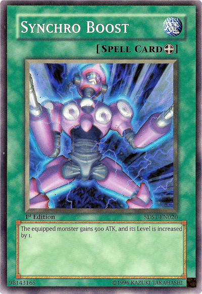 Synchro Boost [5DS1-EN020] Common | Shuffle n Cut Hobbies & Games