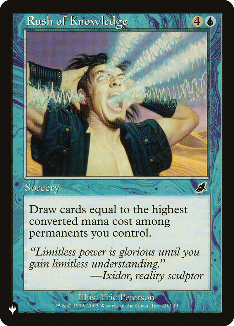 Rush of Knowledge [The List] | Shuffle n Cut Hobbies & Games