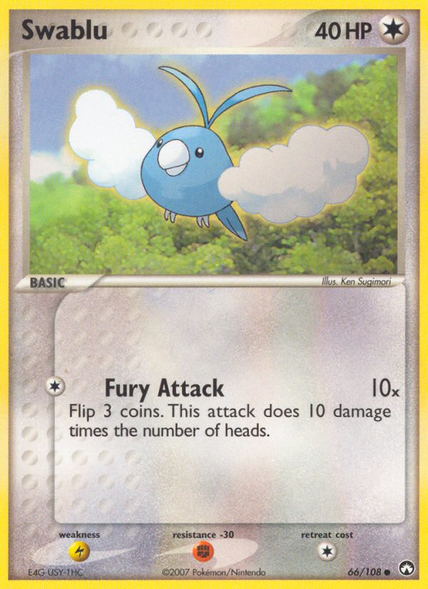 Swablu (66/108) [EX: Power Keepers] | Shuffle n Cut Hobbies & Games