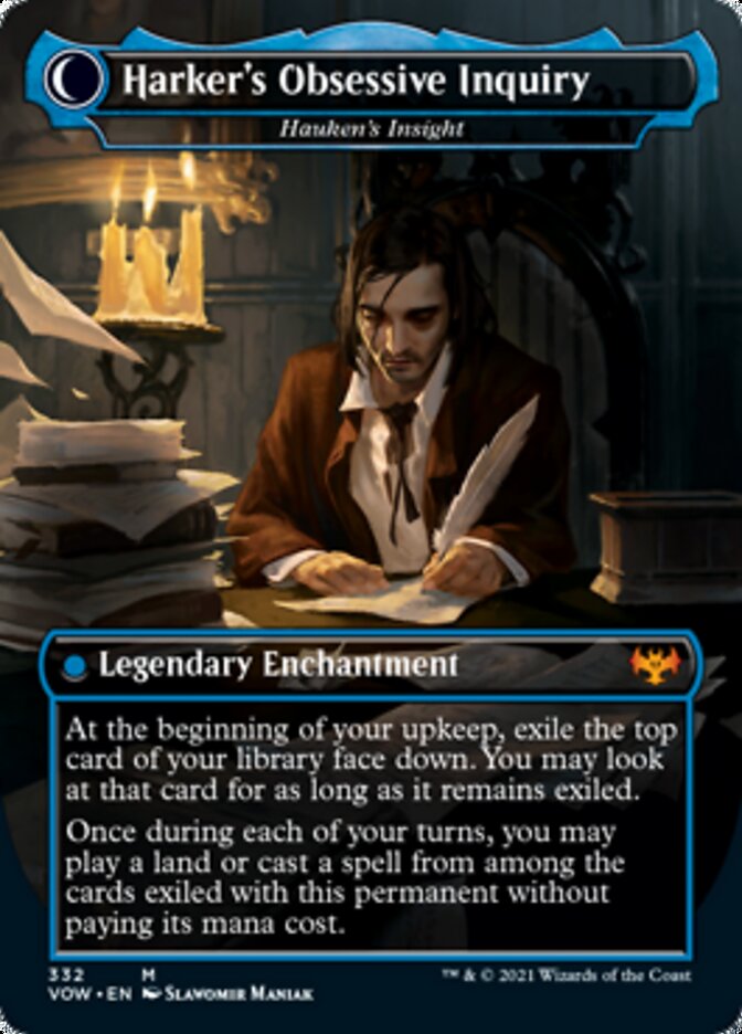 Jacob Hauken, Inspector // Hauken's Insight - Jonathan Harker // Harker's Obsessive Inquiry [Innistrad: Crimson Vow] | Shuffle n Cut Hobbies & Games