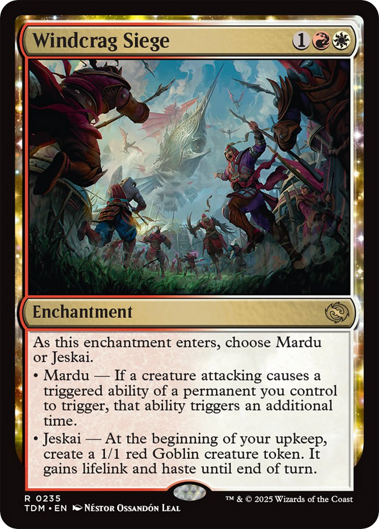 Windcrag Siege [Tarkir: Dragonstorm] | Shuffle n Cut Hobbies & Games