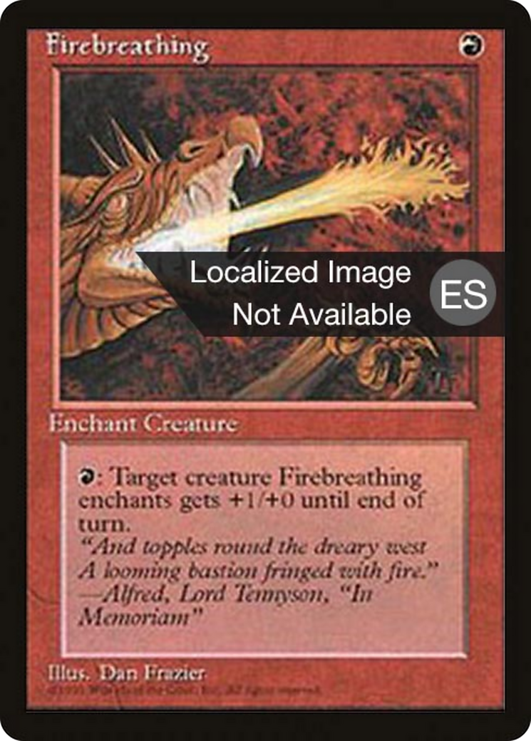Firebreathing [Fourth Edition Foreign Black Border] | Shuffle n Cut Hobbies & Games