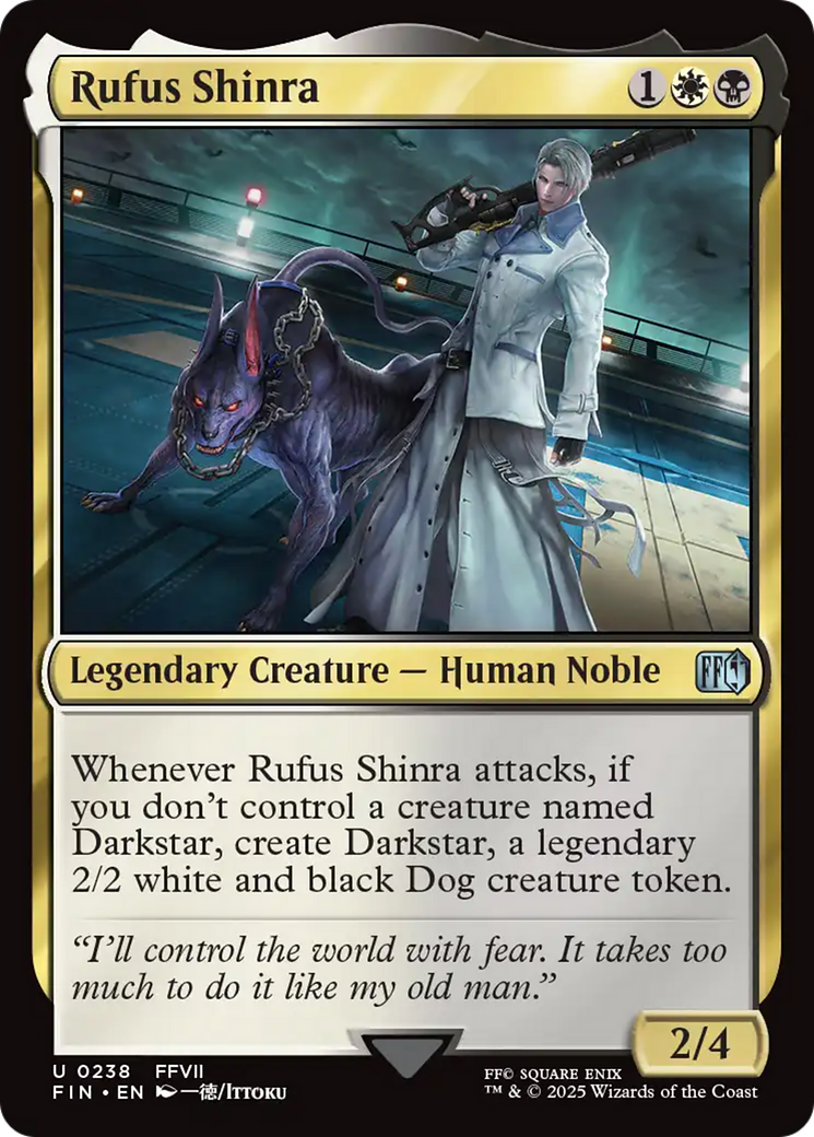 Rufus Shinra [FINAL FANTASY] | Shuffle n Cut Hobbies & Games