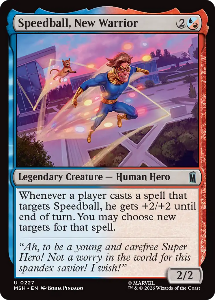 Speedball, New Warrior [Marvel Super Heroes] | Shuffle n Cut Hobbies & Games