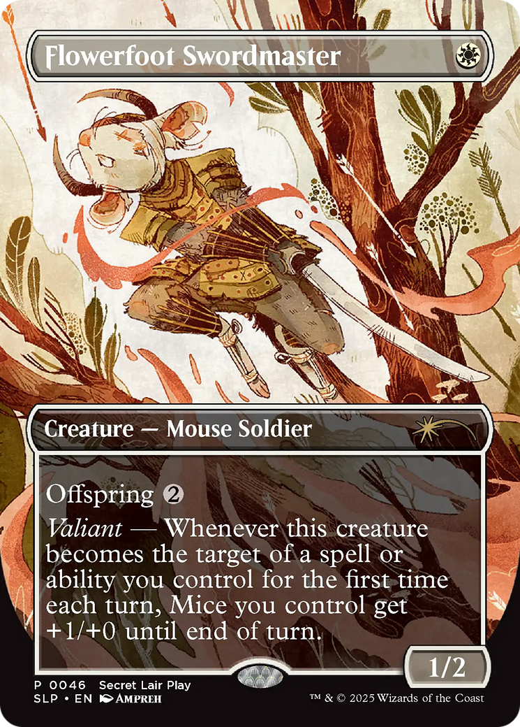 Flowerfoot Swordmaster [Secret Lair Showdown] | Shuffle n Cut Hobbies & Games
