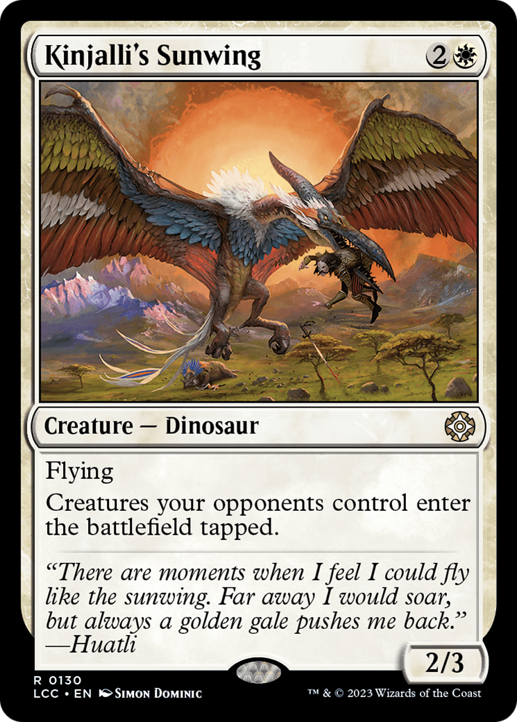 Kinjalli's Sunwing [The Lost Caverns of Ixalan Commander] | Shuffle n Cut Hobbies & Games
