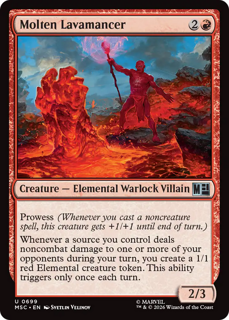 Molten Lavamancer [Marvel Super Heroes Commander] | Shuffle n Cut Hobbies & Games