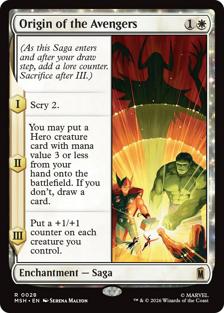Origin of the Avengers [Marvel Super Heroes] | Shuffle n Cut Hobbies & Games