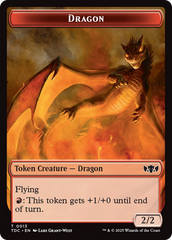 Dragon Egg // Dragon (0013) Double-Sided Token [Tarkir: Dragonstorm Commander Tokens] | Shuffle n Cut Hobbies & Games
