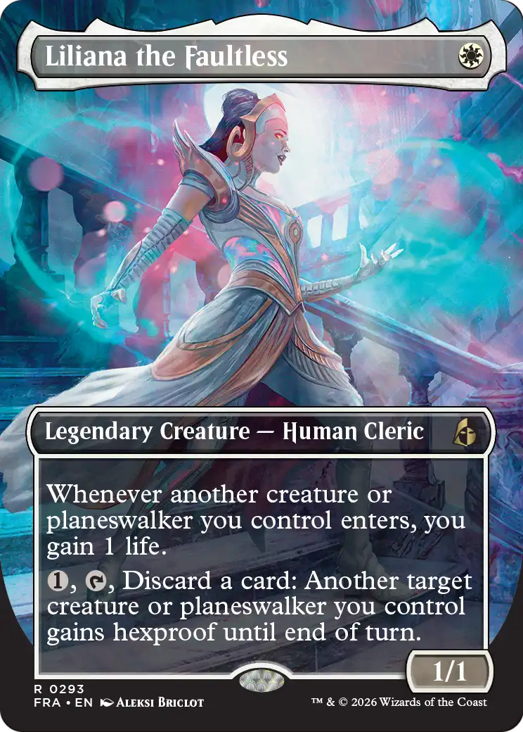 Liliana the Faultless (Borderless) [Reality Fracture] | Shuffle n Cut Hobbies & Games