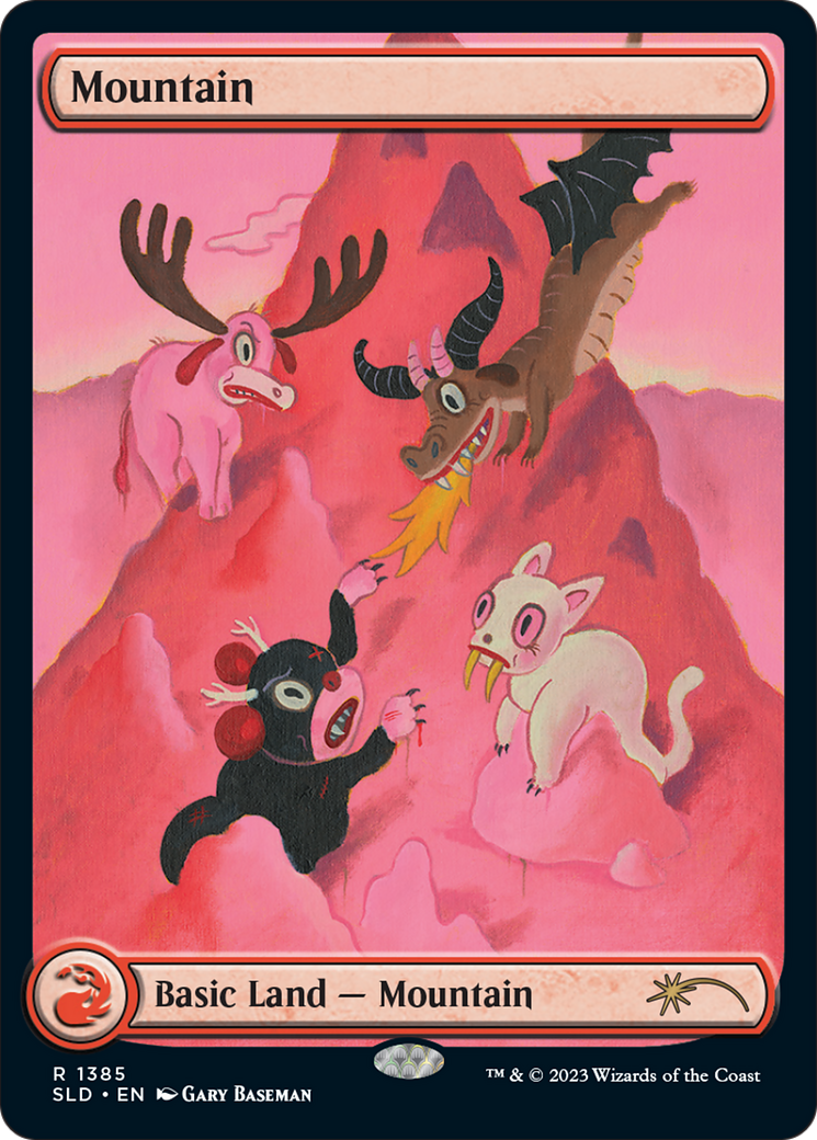 Mountain (1385) [Secret Lair Drop Series] | Shuffle n Cut Hobbies & Games