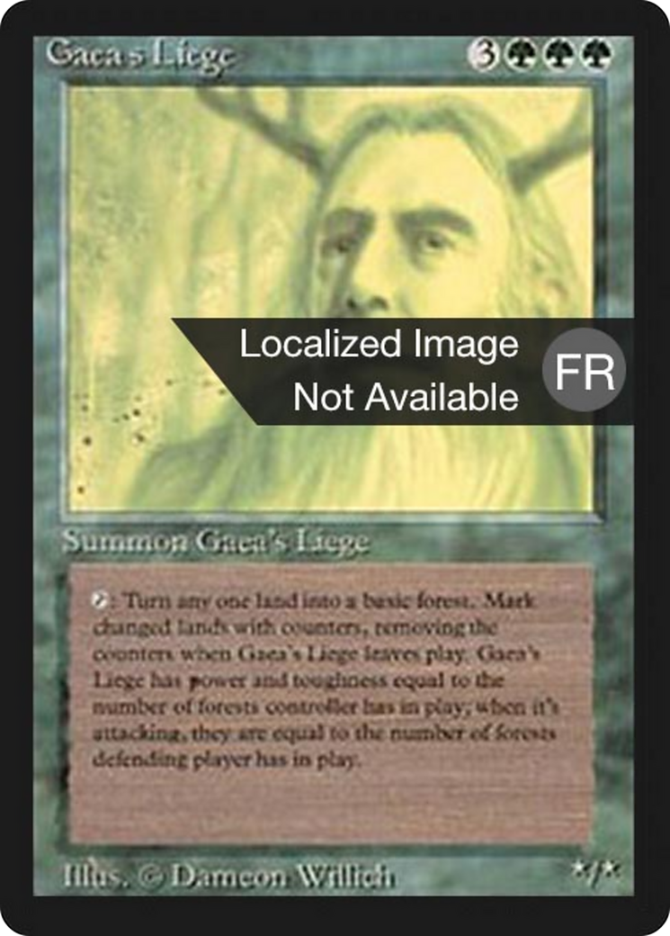 Gaea's Liege [Foreign Black Border] | Shuffle n Cut Hobbies & Games