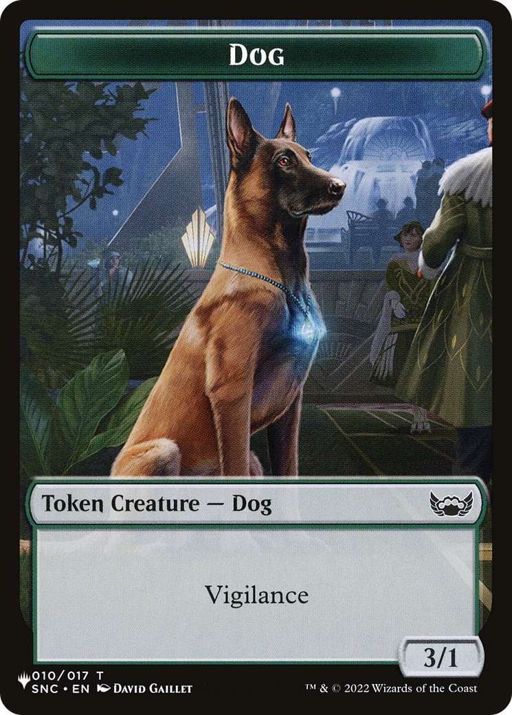 Shapeshifter // Dog Double-Sided Token [The List] | Shuffle n Cut Hobbies & Games