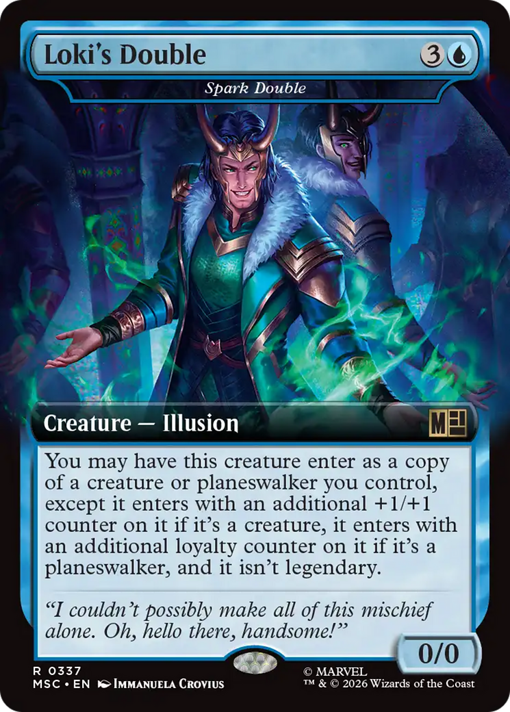 Loki's Double - Spark Double (Extended Art) [Marvel Super Heroes Commander] | Shuffle n Cut Hobbies & Games