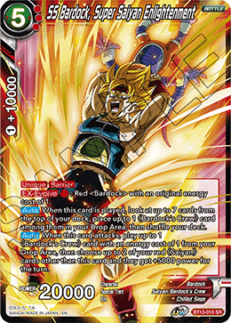 SS Bardock, Super Saiyan Enlightenment (BT13-010) [Supreme Rivalry] | Shuffle n Cut Hobbies & Games