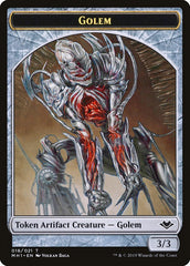 Spirit // Golem Double-Sided Token [Modern Horizons Tokens] | Shuffle n Cut Hobbies & Games