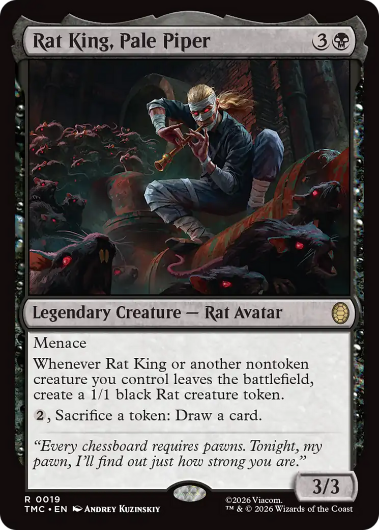Rat King, Pale Piper [Teenage Mutant Ninja Turtles Commander] | Shuffle n Cut Hobbies & Games